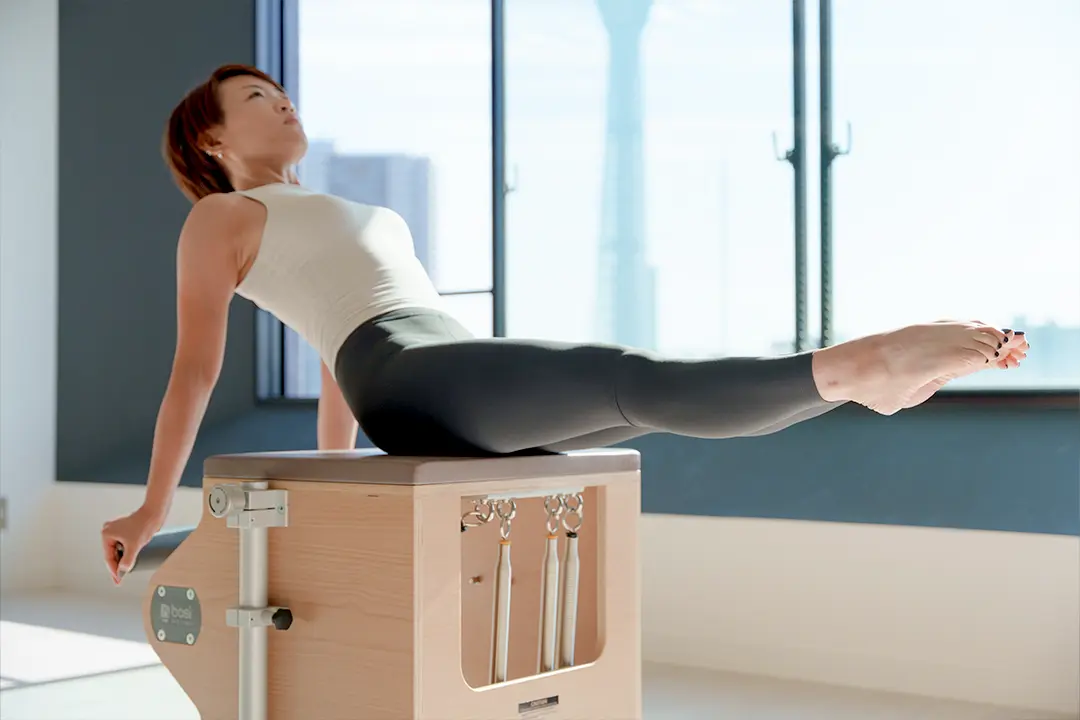 トラピーズテーブル・チェア・ラダーバレル・スパインコレクターのピラティスインストラクターコース